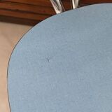 Set of 4 blue Formica chairs