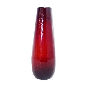 vase en verre épais - scandinave