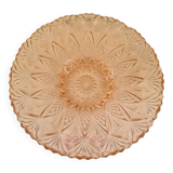 XL fruit basket pink glass