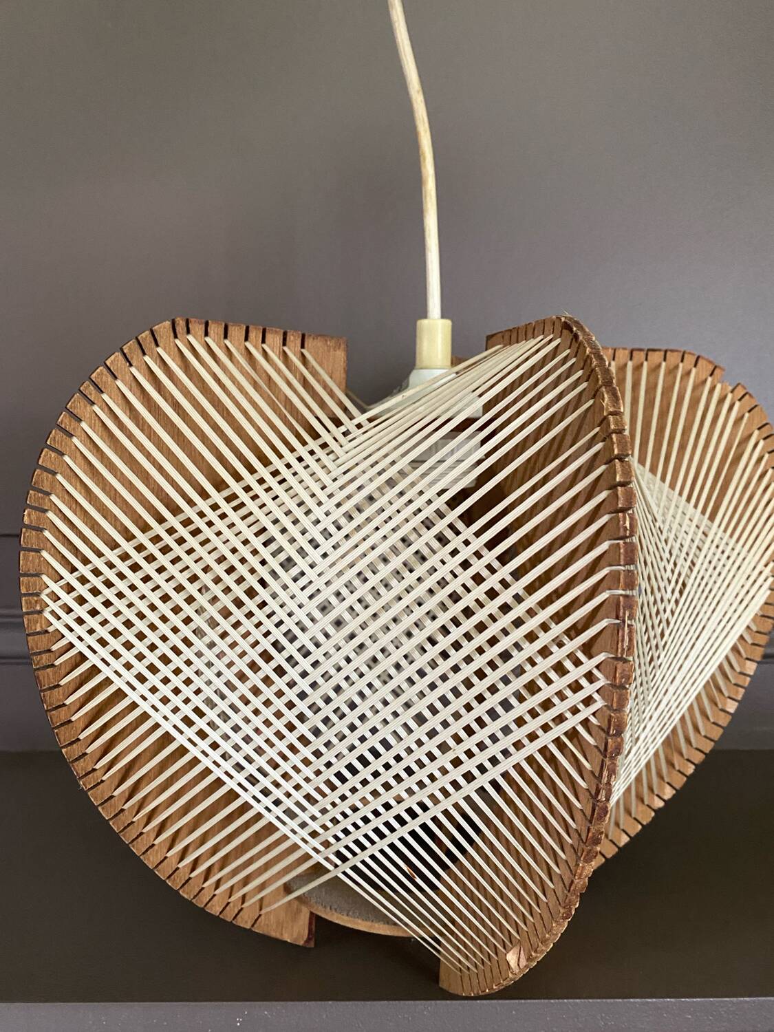 Vintage Scandinavian pendant light