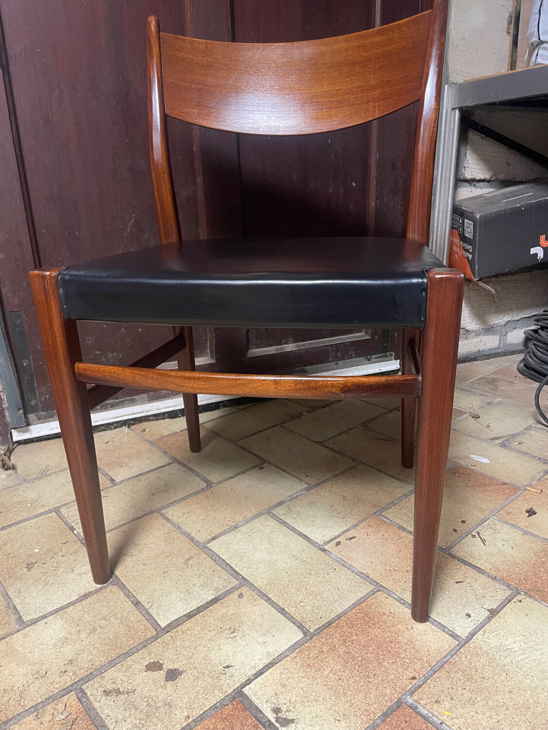 Chaise en teck model SA 10 designer Cees Braakman