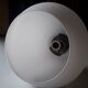 Italian opaline white glass chandelier