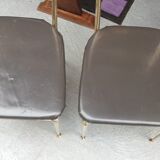 Paire de chaises en bronze