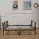 Vintage rattan bed from the 50s and 60s