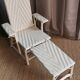 Rattan children's chaise longue