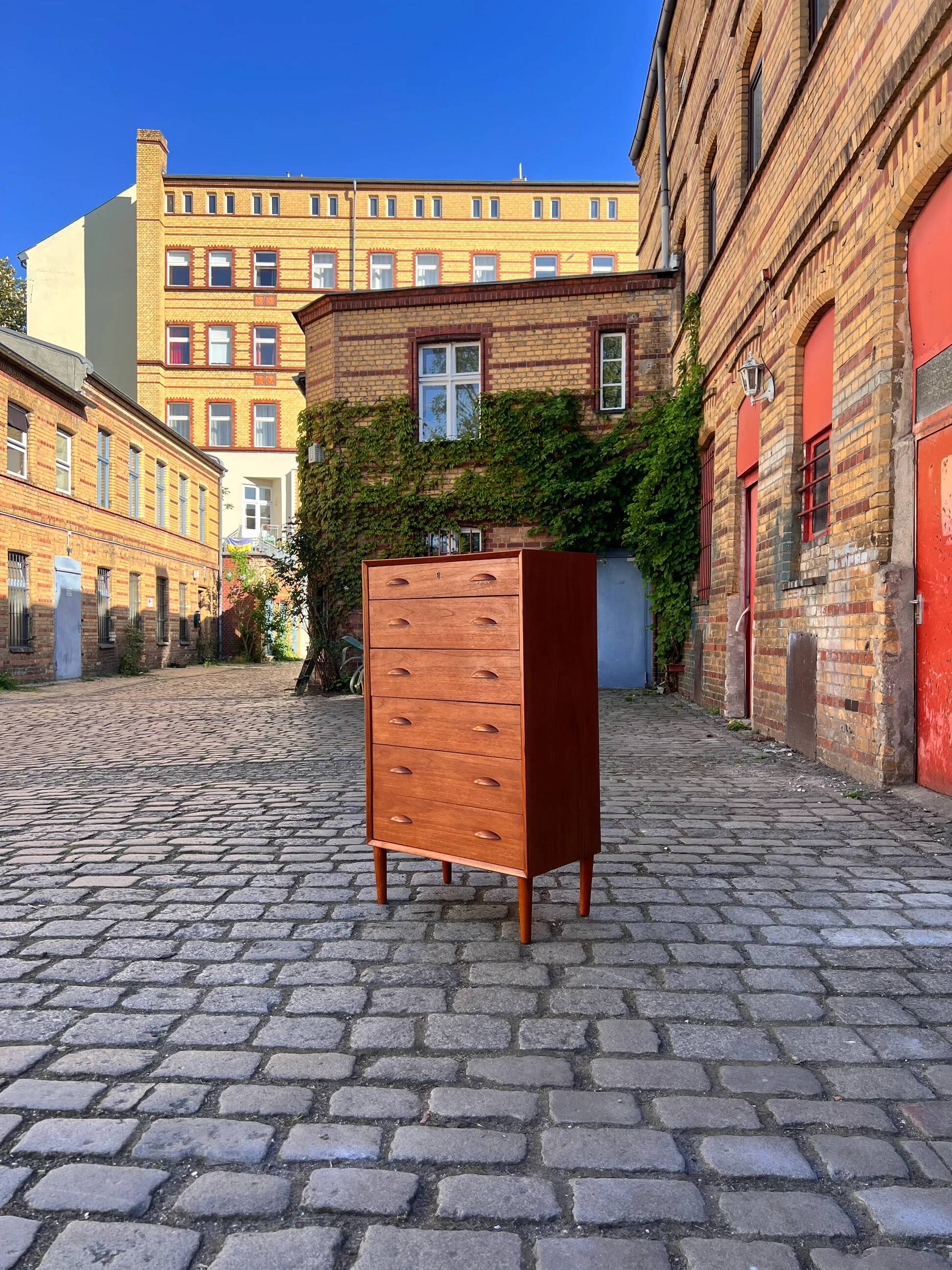 Teak Chest of Drawers from Denmark