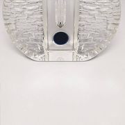 1970s Walther Glass Bullseye Vase by Heiner Düsterhaus. Made in Germany