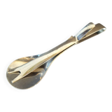 Modernist salad tongs gulden – polished stainless steel – 1970s