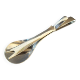 Pince à salade moderniste gulden – inox poli – années 70