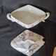 Soupière ancienne en porcelaine « Vieux Paris », XIXe siècle, anses en form