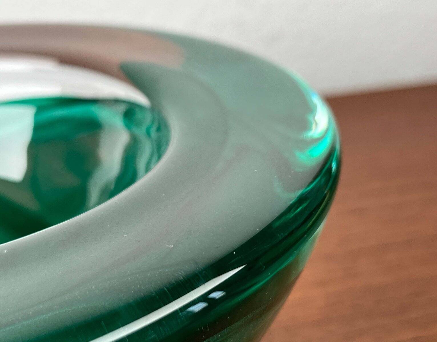 Vintage Swedish glass bowl by Kosta Boda