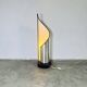 Sculptural Detrobus Table Or Floor Lamp In Curved Steel By Stilnovo, Italy 1970S