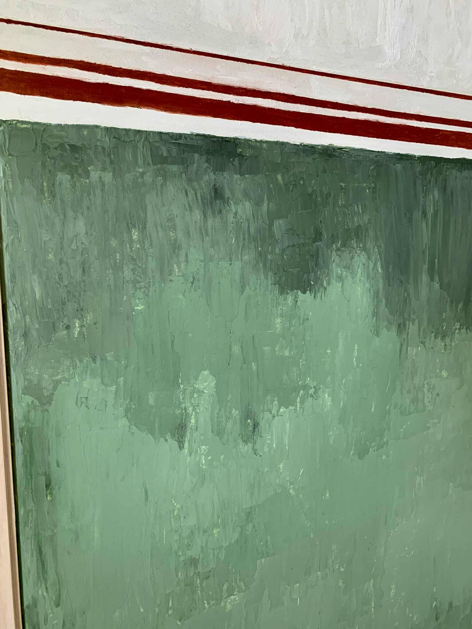 Abstract painting between two worlds