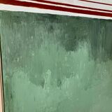 Abstract painting between two worlds