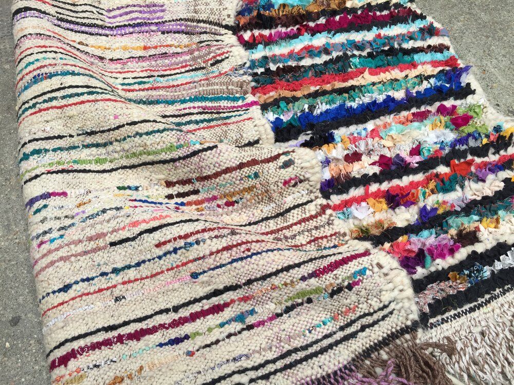 Carpet boucherouite 210 x 115 cm