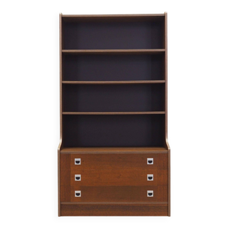 Oak bookcase, Danish design, 1970s, production: Denmark