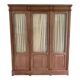 Showcase three vintage glass doors