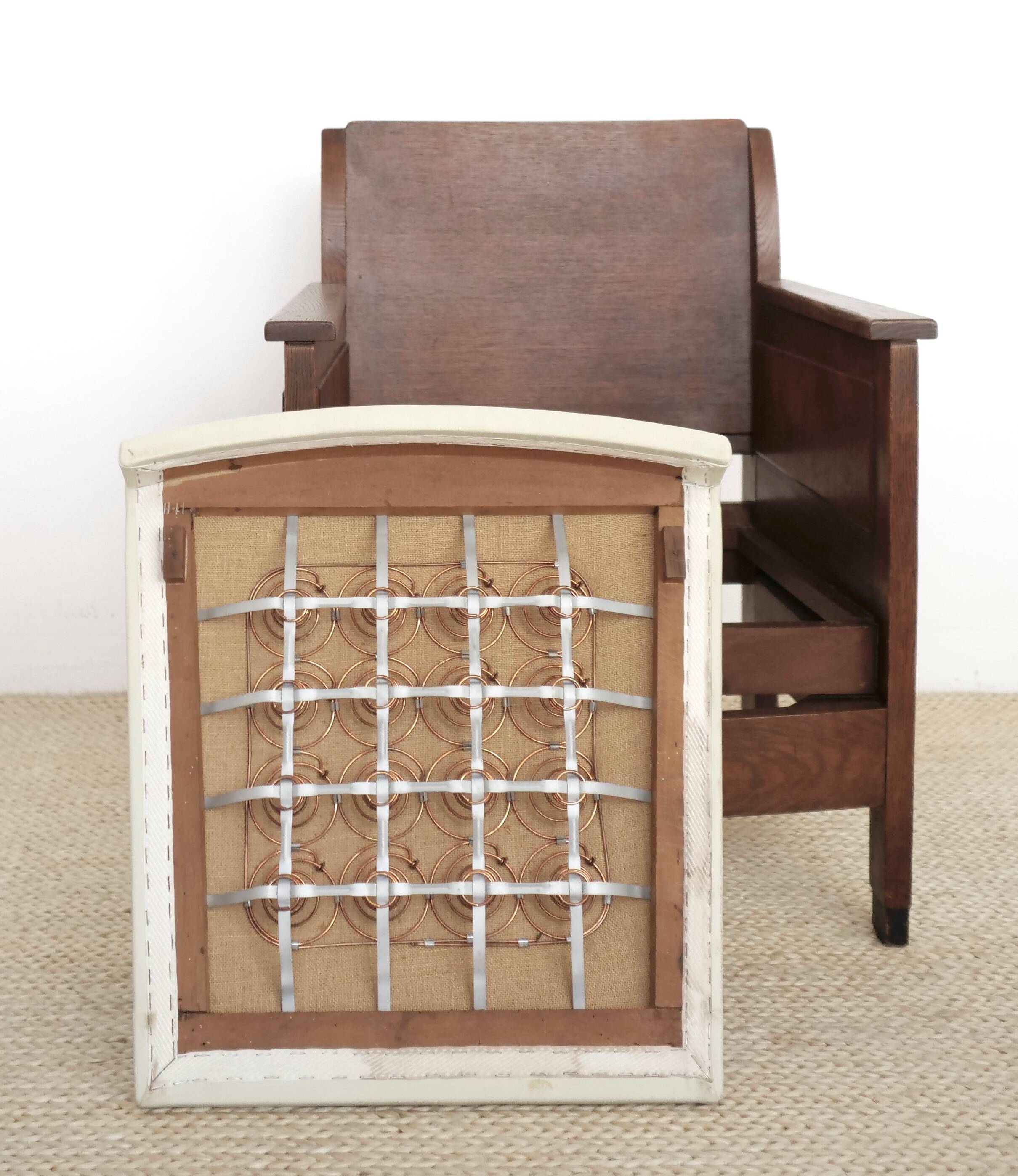 Art Deco armchairs Haagse School the pair