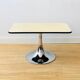 Vintage coffee table chrome tulip foot