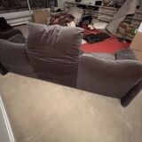 Maralunga Cassina 3-seater velvet sofa