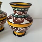 Trio of Saint Jean de Bretagne vases