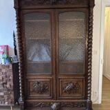 French Renaissance library Barley twist renaissance