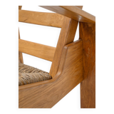 Dutch Modernist Oak Chair, 1980s