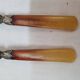 Horn salad servers