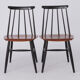 Pair Fanett chairs by Ilmari Tapiovaara 60/70
