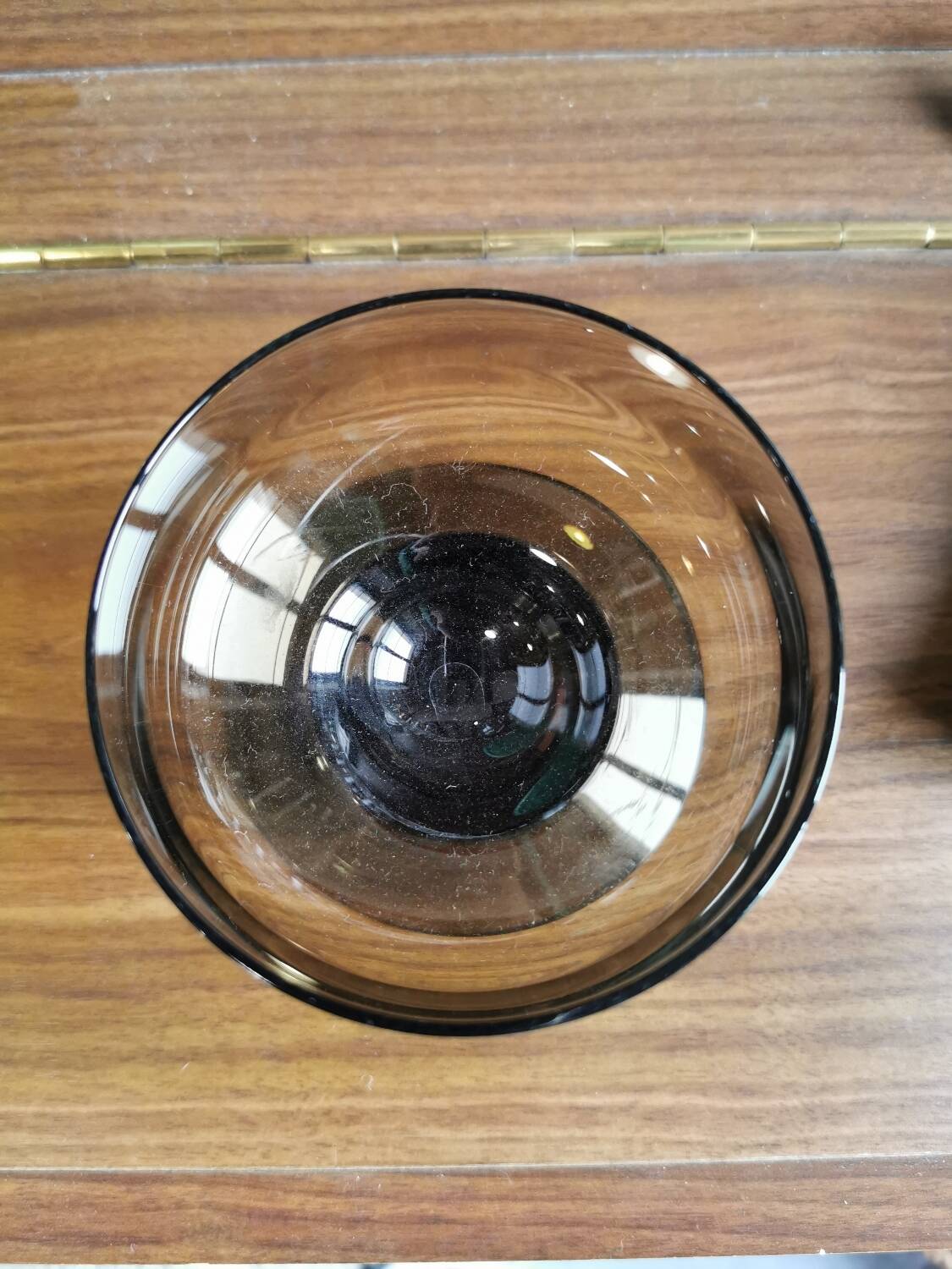 Smoked glass cups