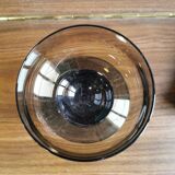 Smoked glass cups
