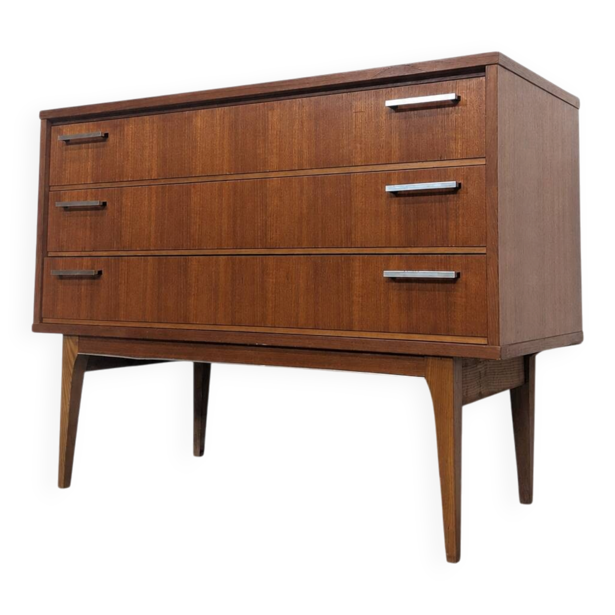 Mid-Century Modern teak chest of drawers