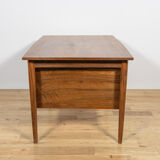 Mid-century walnut freestanding desk from Rosengren Hansen, Denmark, 1960s
