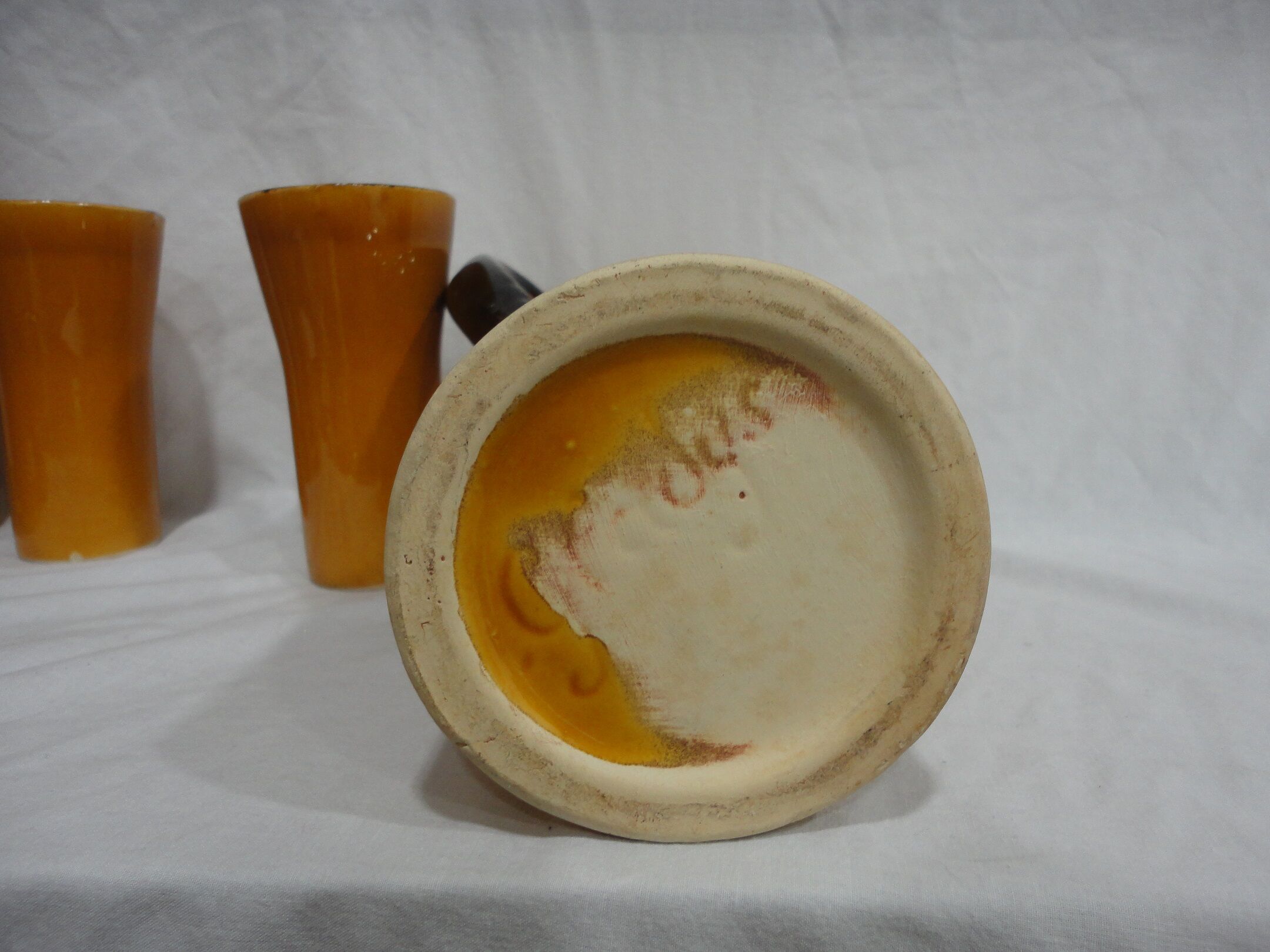 Service to orangeade signed vintage Claude Paci, Vallauris (model Gladys)