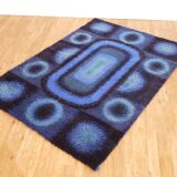 Vintage Danish carpet "rya" 1970