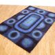 Vintage Danish carpet "rya" 1970