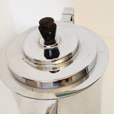 Old tea maker art deco metal and wood