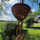 Suspension en Rotin années 60