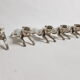 Art Deco Panther Knife Carriers (6) - Silver Metal