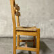 6 brutalist dining chairs