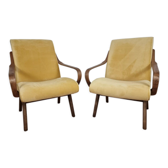 Paire de fauteuils restaurée par Ton