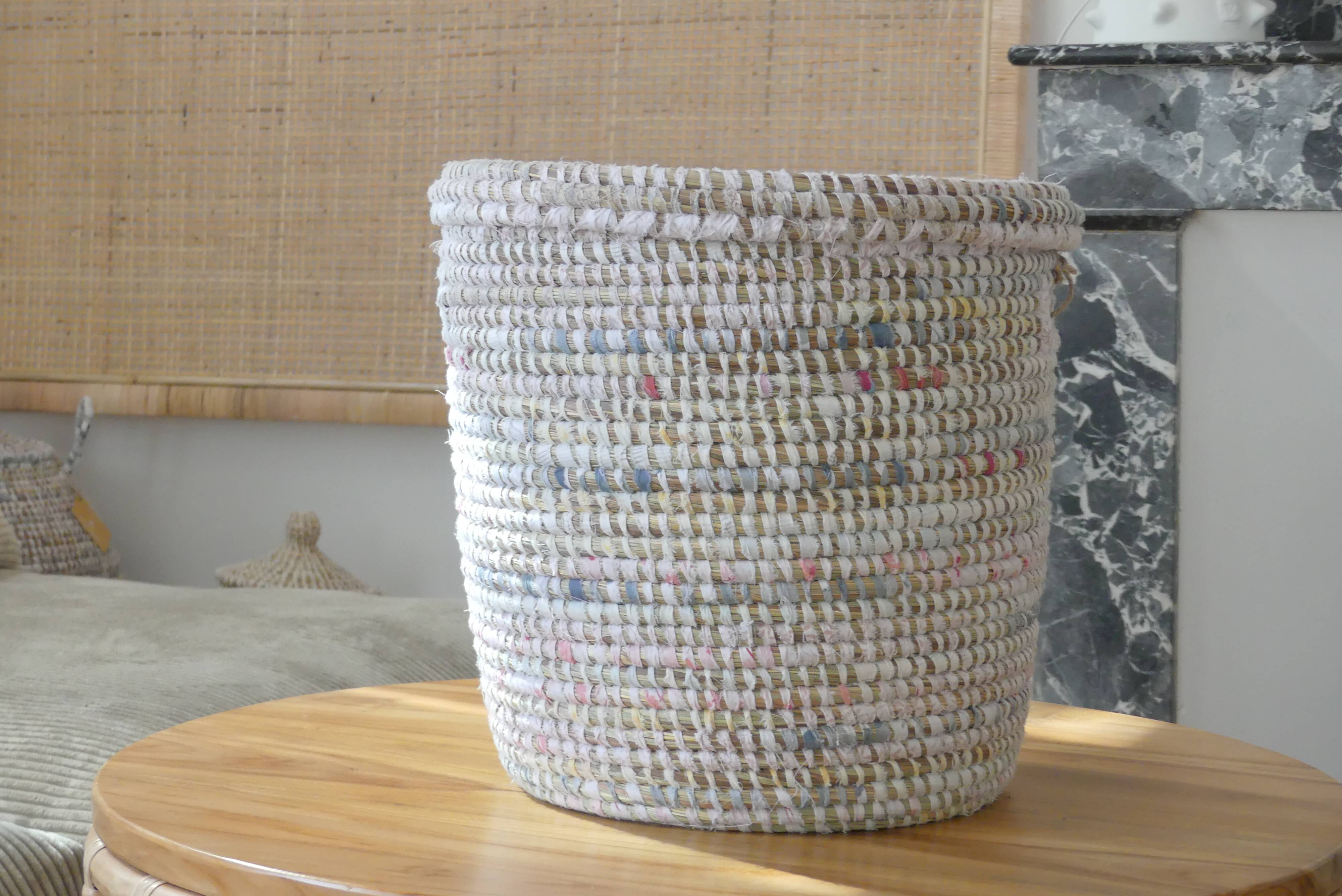 Bohemian laundry basket
