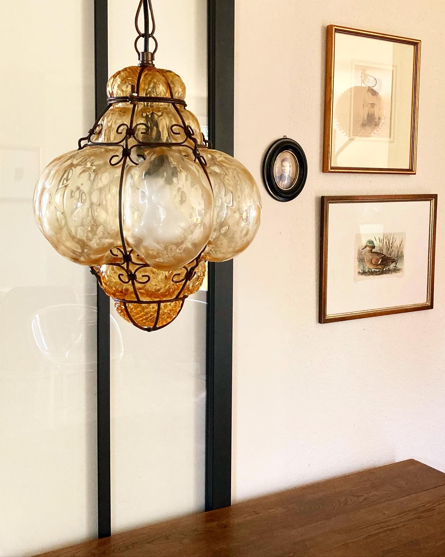 Murano glass hanging lamp
