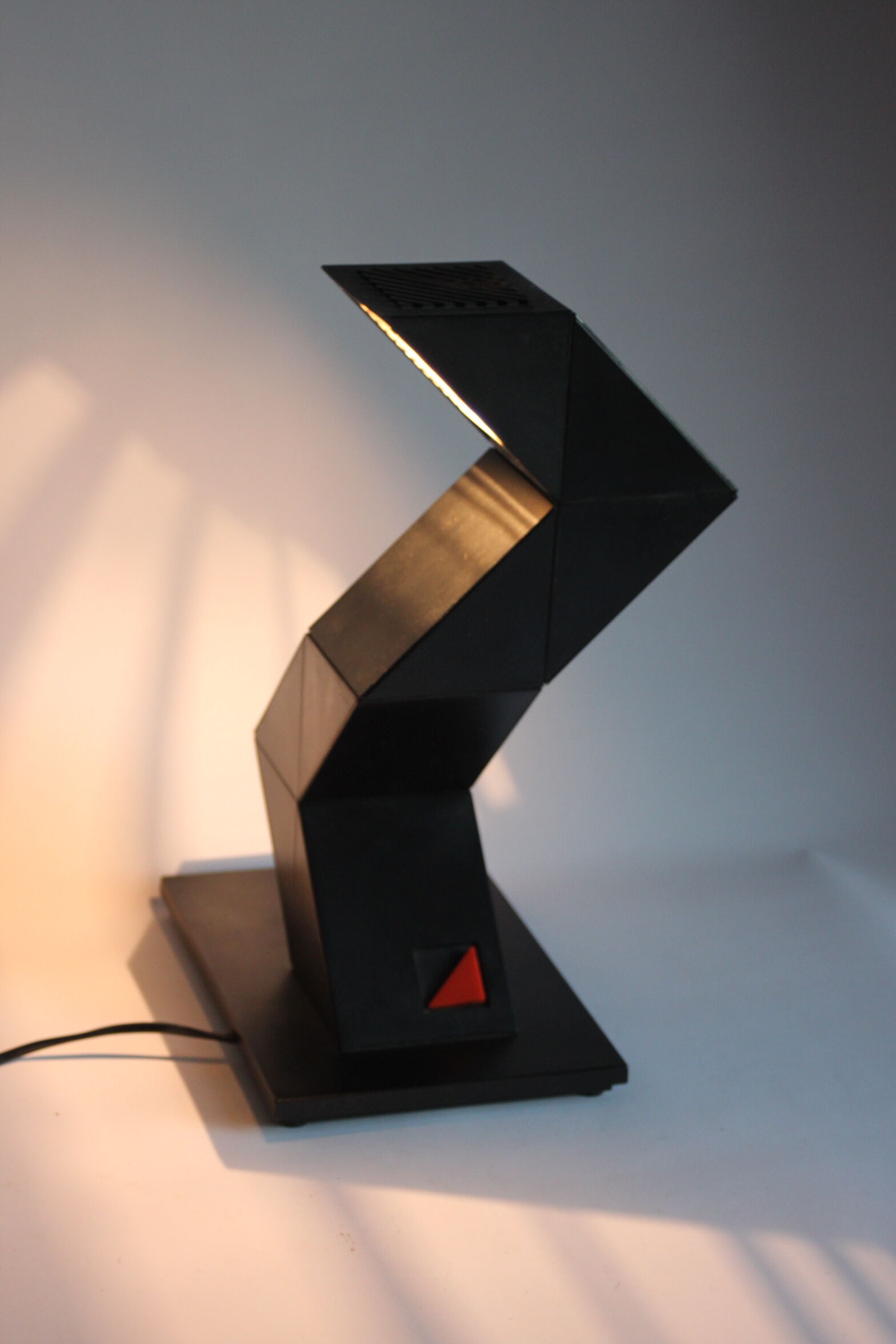Zig Zag desk lamp by Shui Shan for Elite Lighting, 1980s