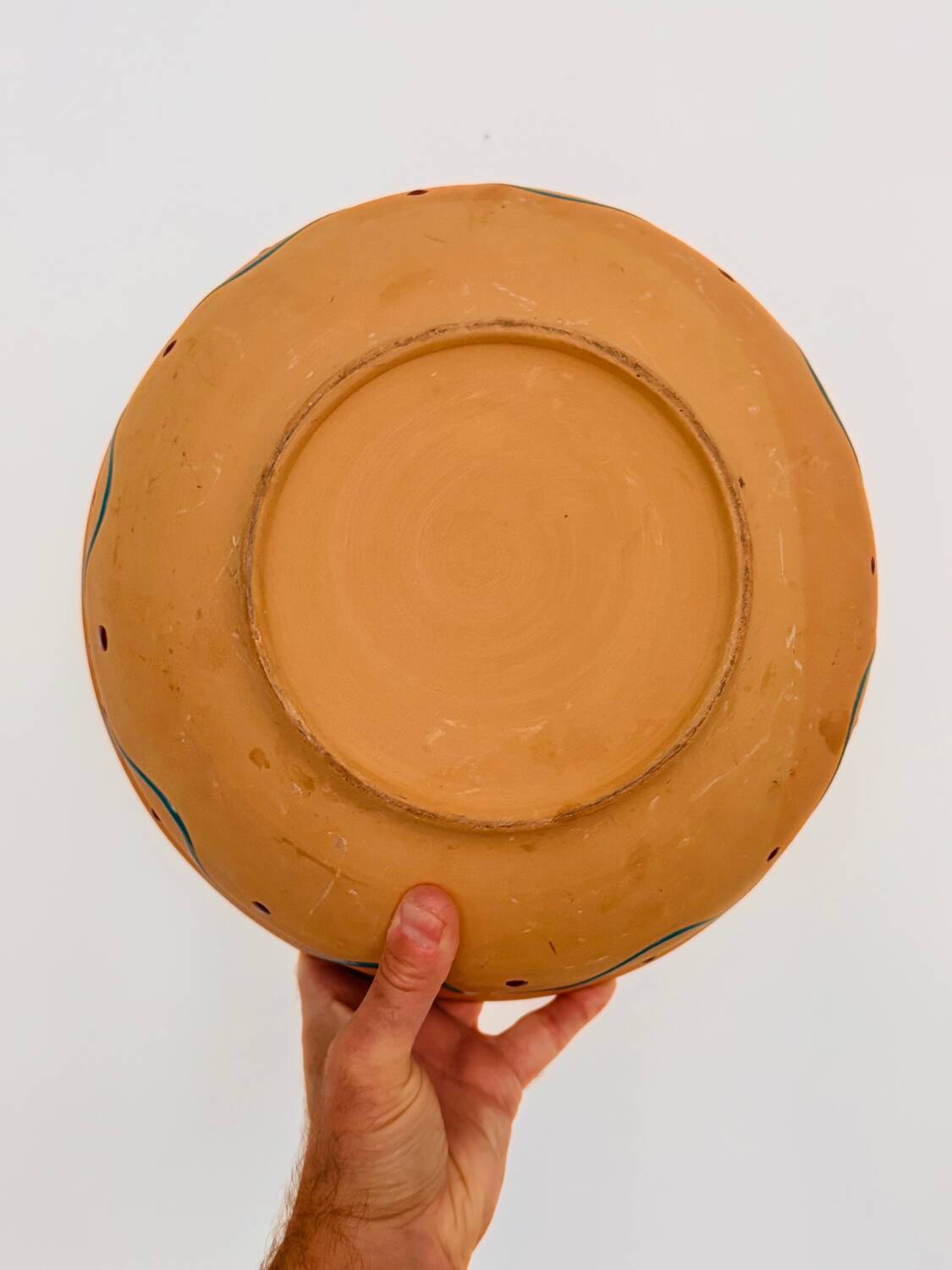 Large Terra Cotta Salad Bowl