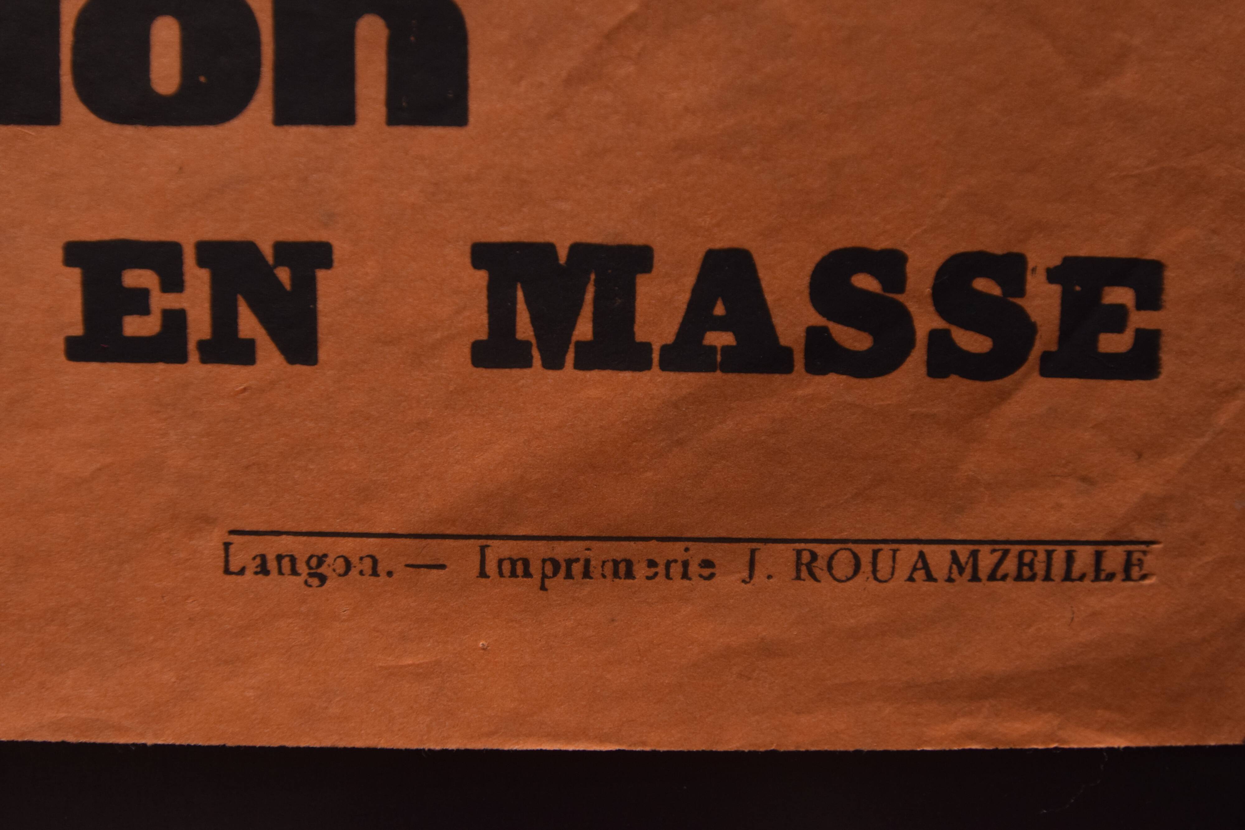 Poster "Great Festival of the People's Gathering" - Cadillac - 1936