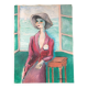 Tableau portrait de femme élégante
