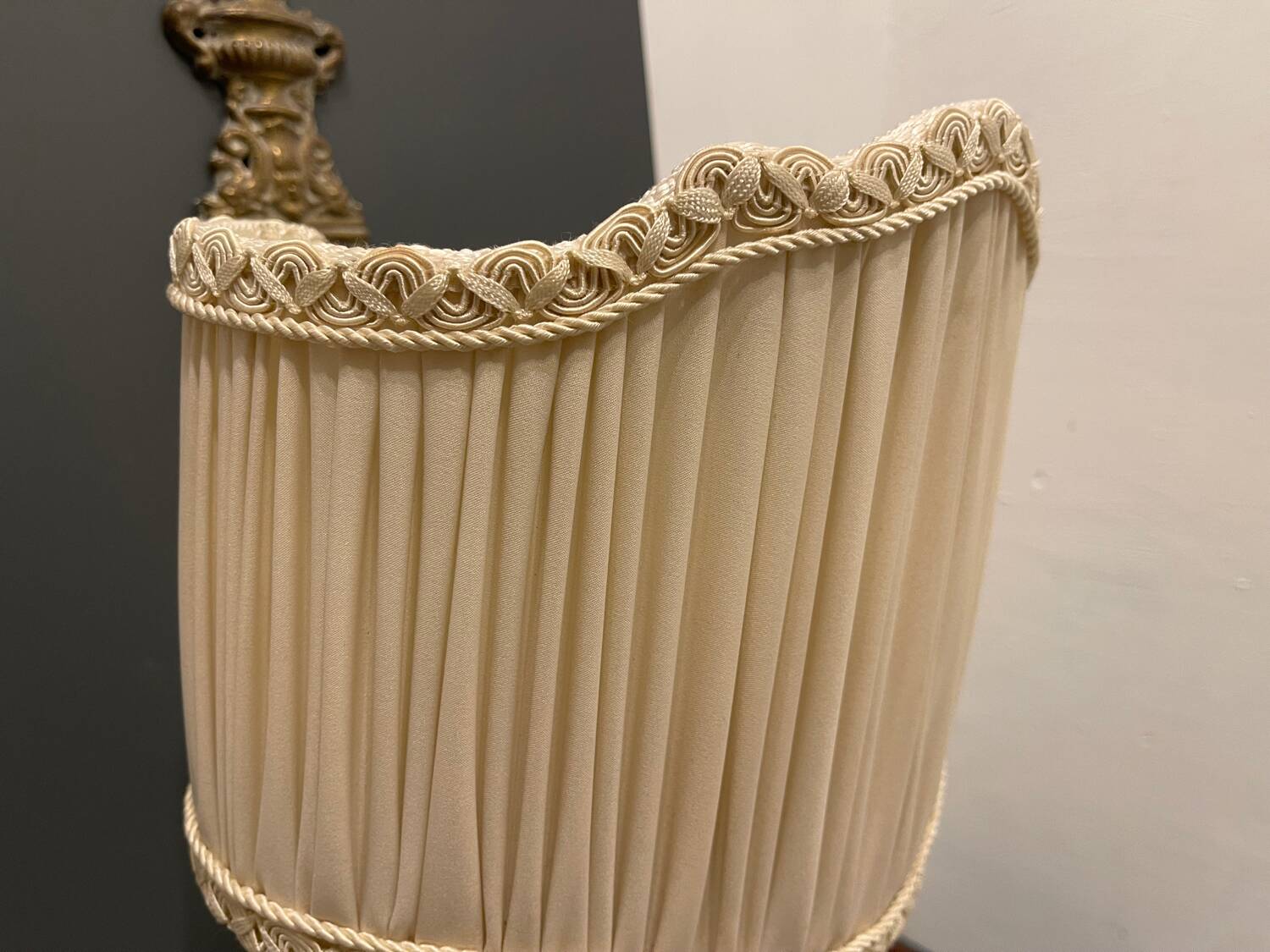 Lot de 2 appliques en laiton des années 1960