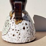 Ceramic pitcher Juliette Derel Vallauris 1960