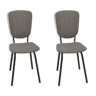 Pair of re-lined chairs